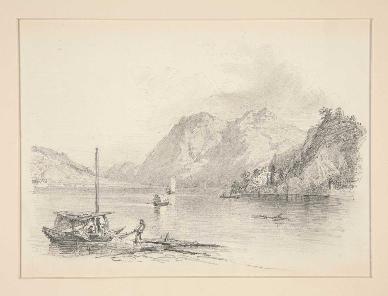 Górskie jezioro autorstwa John Singer Sargent