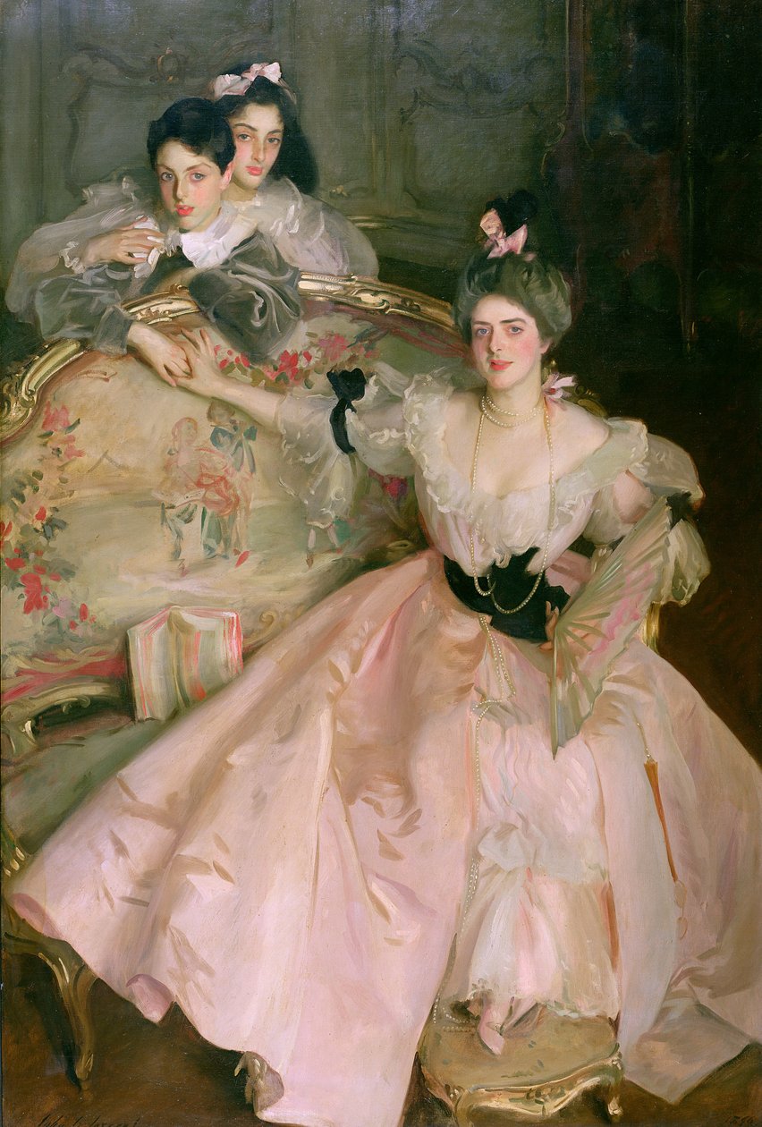 Pani Carl Meyer, później Lady Meyer, i jej dwoje dzieci autorstwa John Singer Sargent