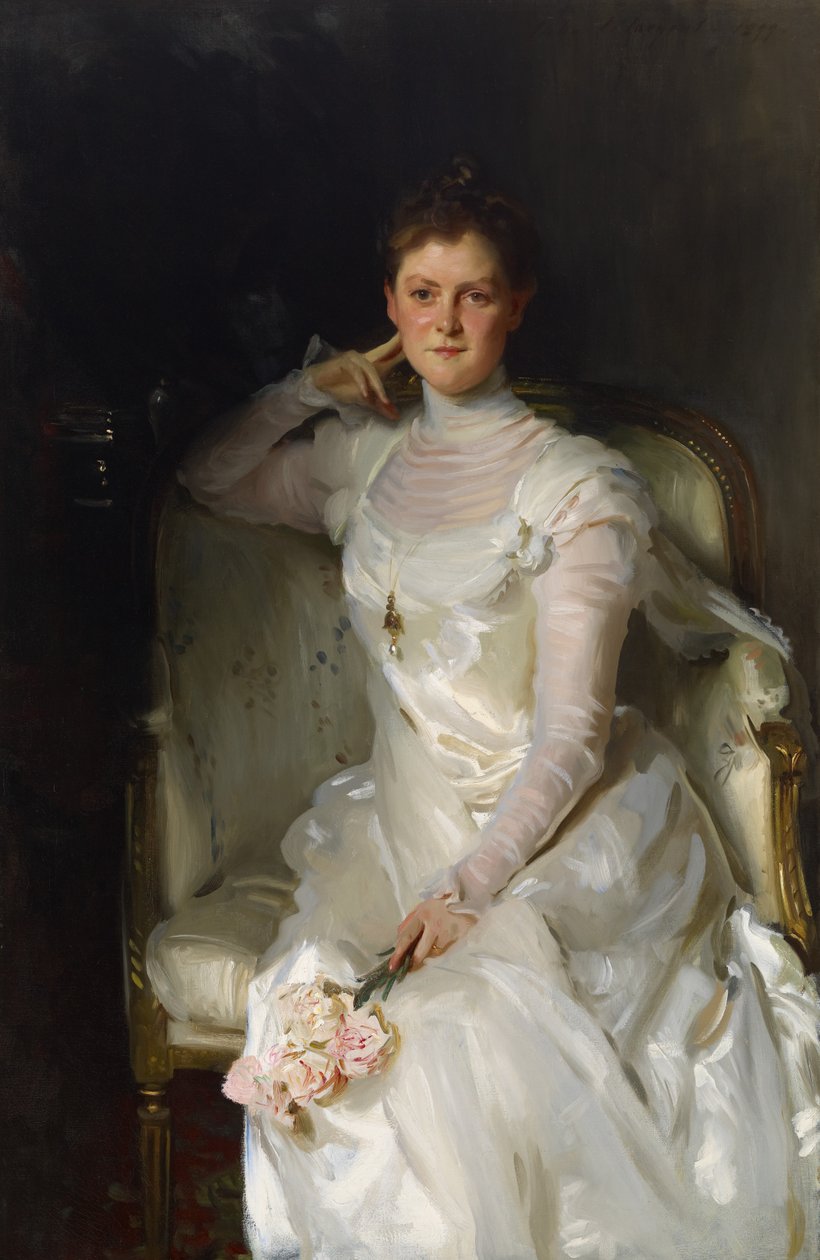 Pani Joshua Montgomery Sears (1858-1935) 1899 (olej na płótnie) autorstwa John Singer Sargent