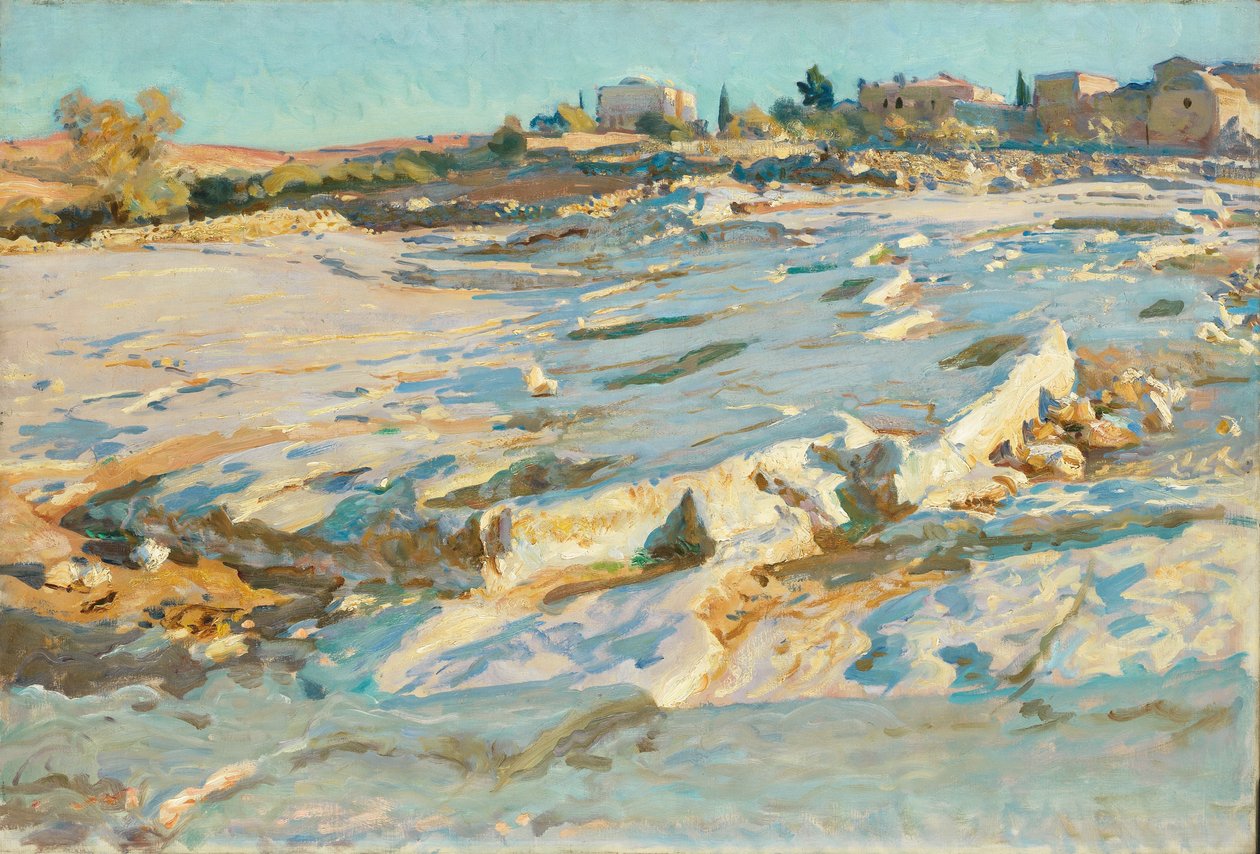 W pobliżu Góry Oliwnej, Jerozolima, ok. 1905-06 (olej na płótnie) autorstwa John Singer Sargent