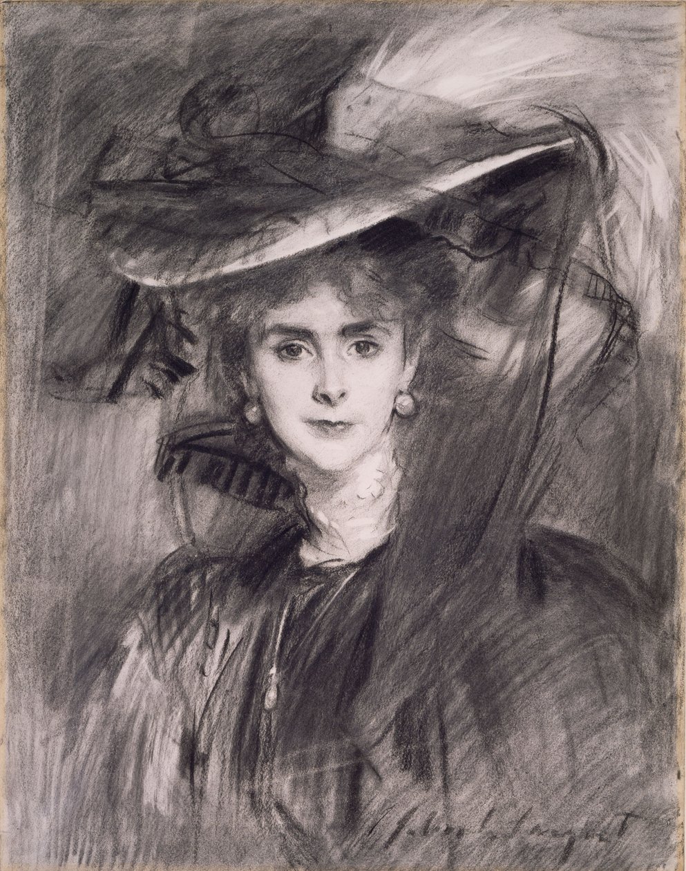 Olga, baronowa de Meyer, 1900-1910 autorstwa John Singer Sargent