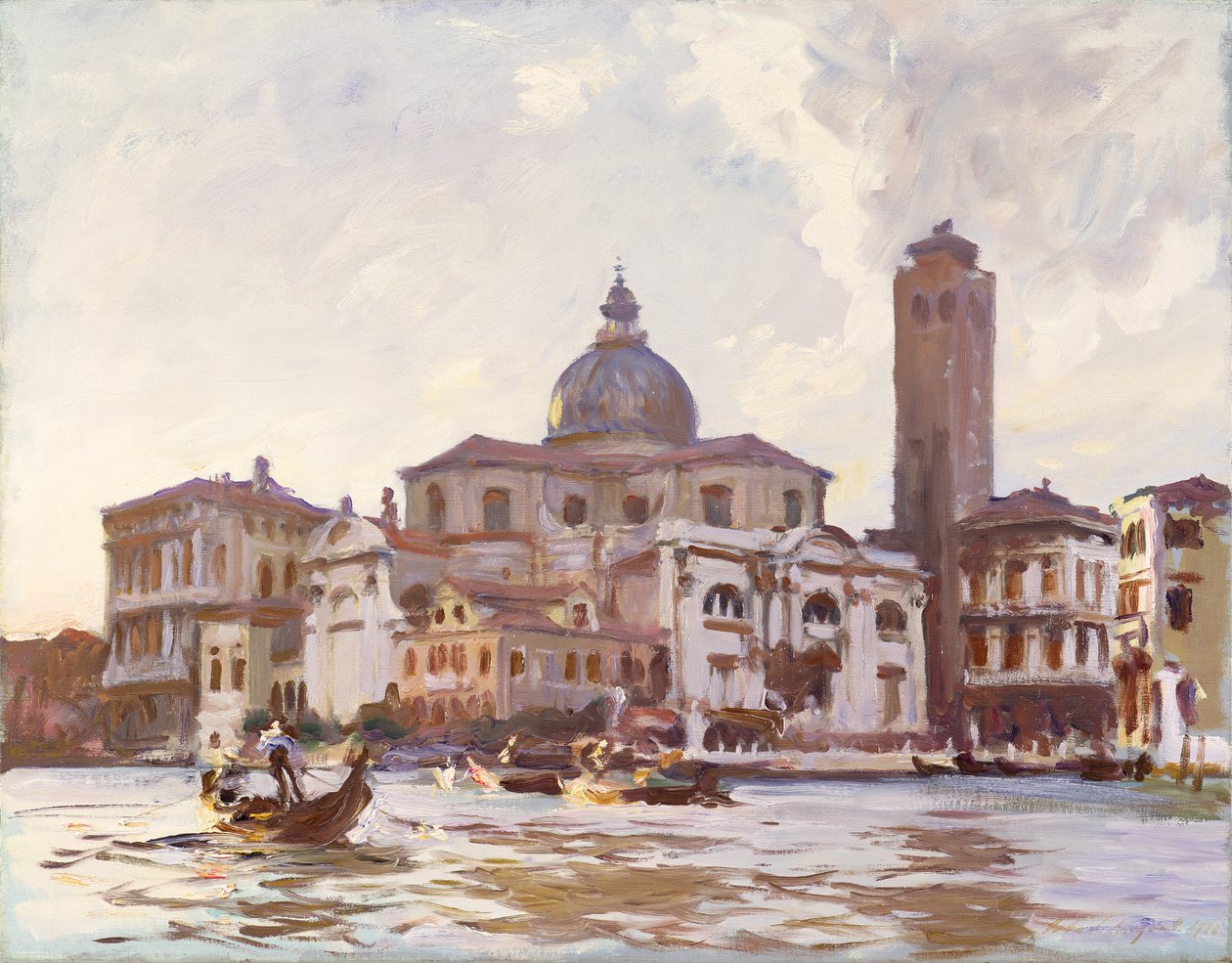 Palazzo Labia i St. Geremia, Wenecja autorstwa John Singer Sargent
