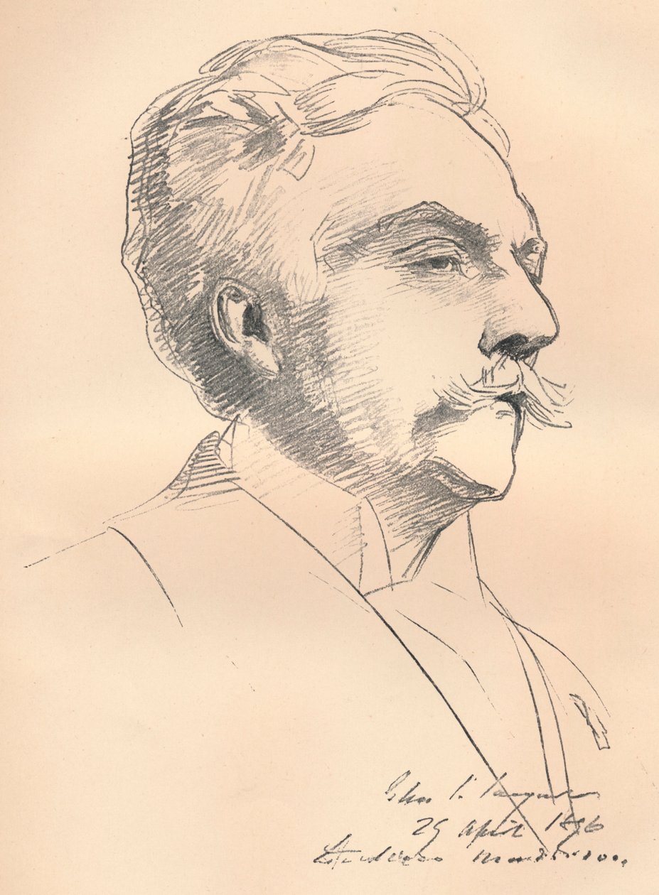 Portret-szkic M. Gabriela Faure
