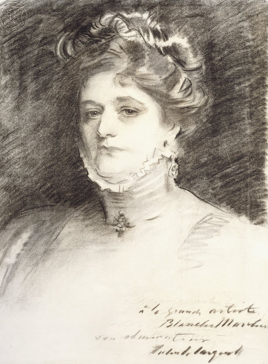 Portret Blanche Marchesi, 1910 autorstwa John Singer Sargent