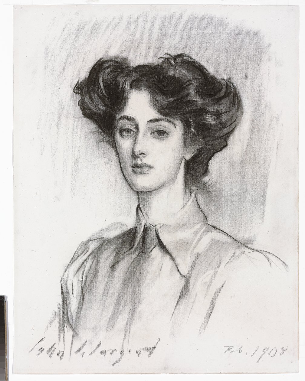 Portret lady Elsie Meyer, luty 1908 autorstwa John Singer Sargent
