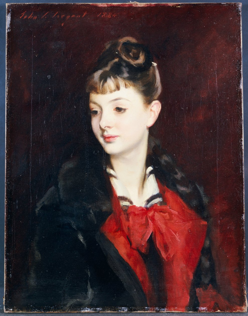 Portret Mademoiselle Suzanne Poirson, 1884 autorstwa John Singer Sargent
