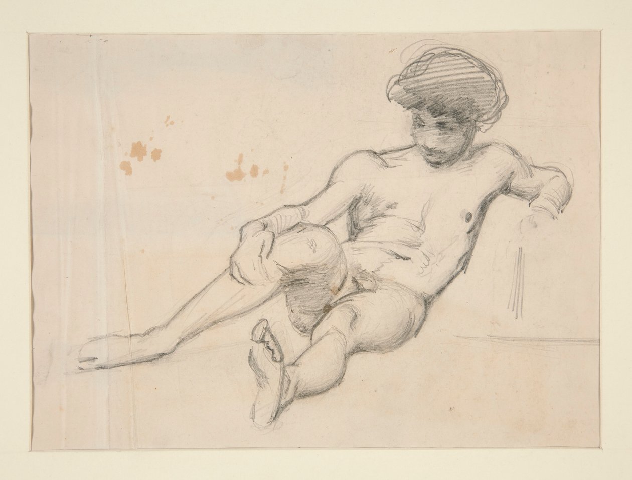 Leżąca naga figura autorstwa John Singer Sargent