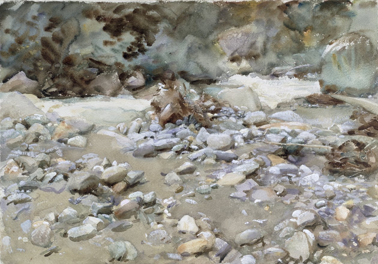 Koryto rzeki autorstwa John Singer Sargent
