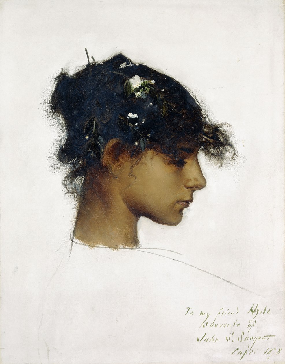 Rosina Ferrara - Dziewczyna Capri, 1878 autorstwa John Singer Sargent
