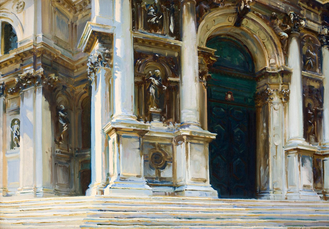 Santa Maria della Salute w Wenecji, 1909. autorstwa John Singer Sargent