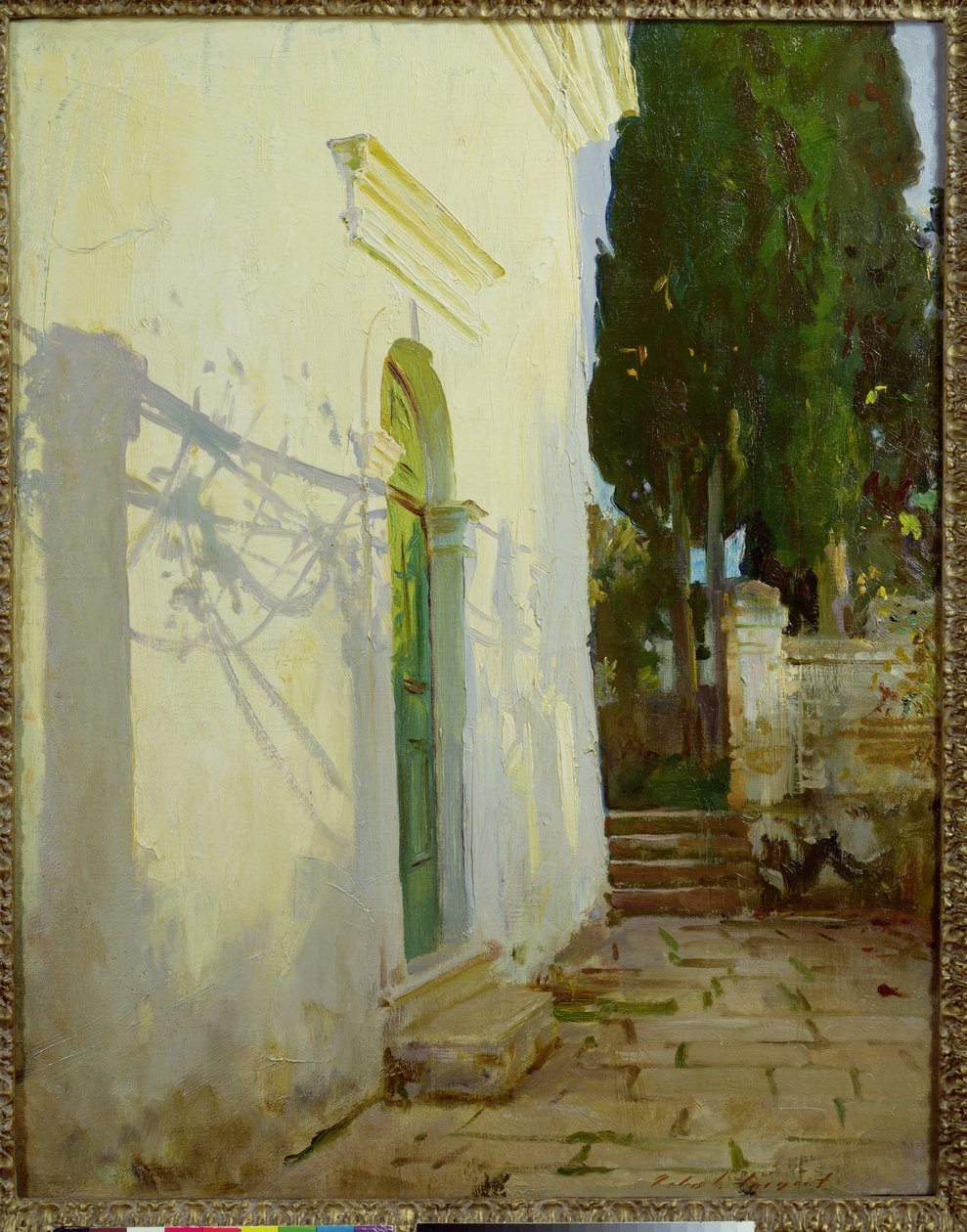 Cienie na ścianie na Korfu autorstwa John Singer Sargent