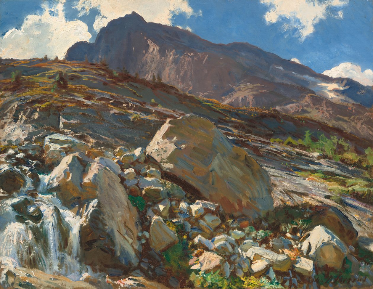 Przełęcz Simplona, ​​1911. autorstwa John Singer Sargent