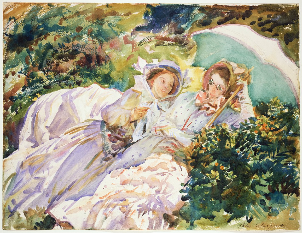 Przełęcz Simplon: Kokietka autorstwa John Singer Sargent