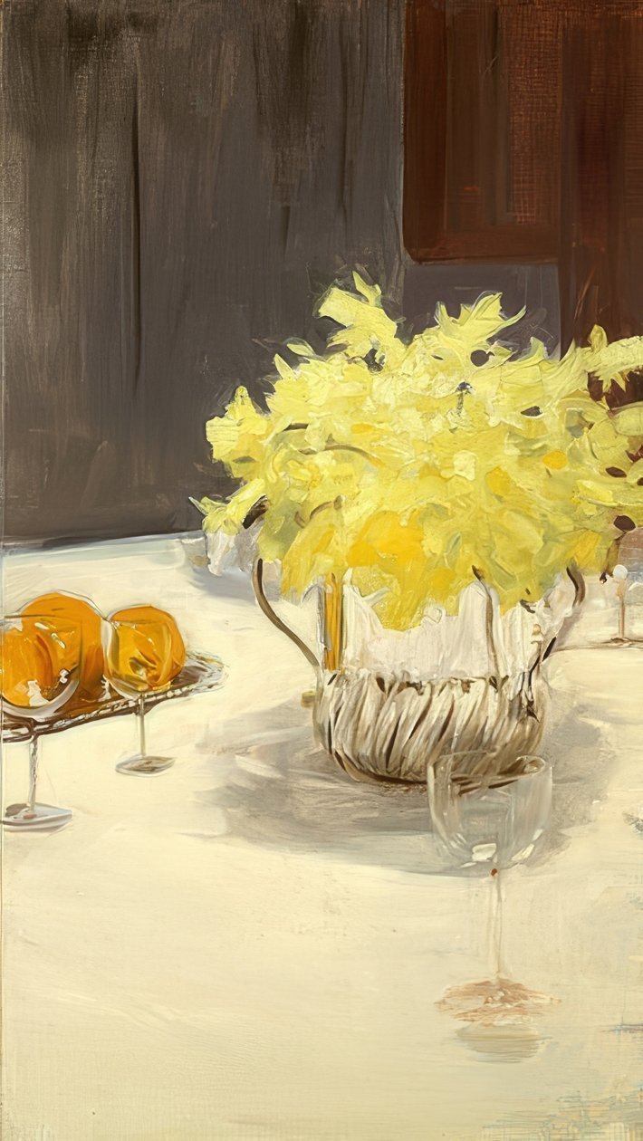 Martwa natura z żonkilami. Około 1885-95 autorstwa John Singer Sargent