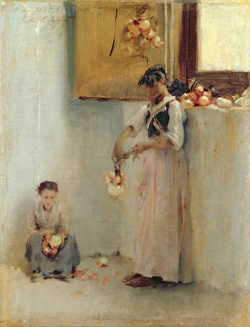Cebula naciągana, ok. 1882 (olej na płótnie) autorstwa John Singer Sargent