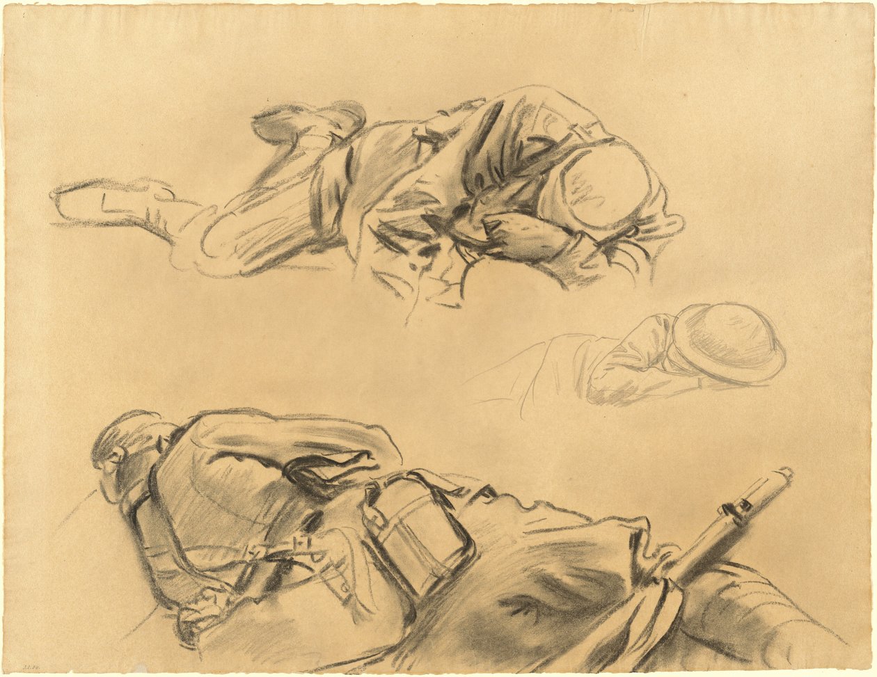 Studia dla „Zagazowanych” autorstwa John Singer Sargent