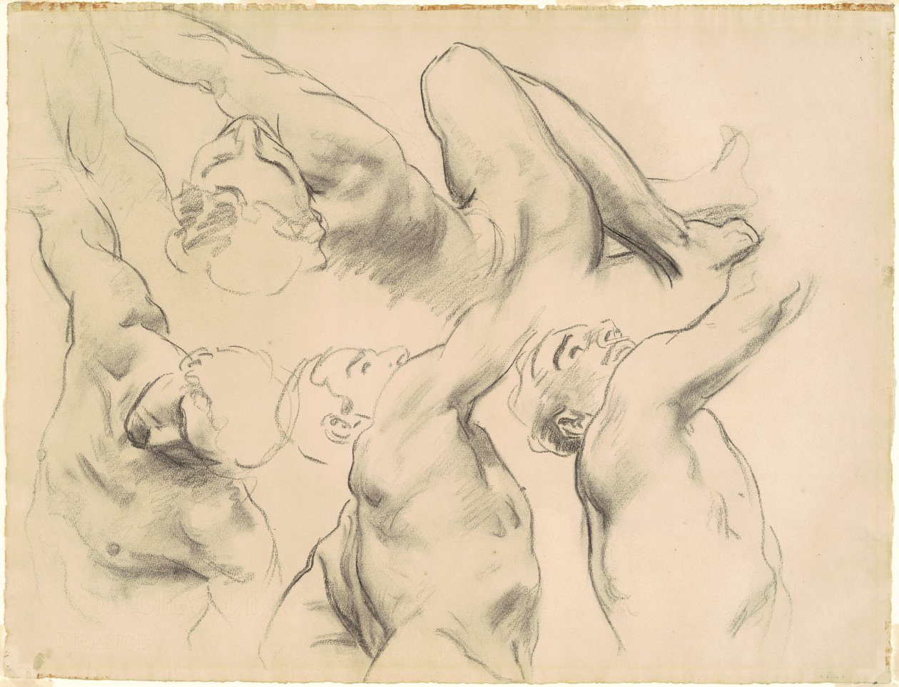 Studia dla „Nieba” i „Piekło” autorstwa John Singer Sargent