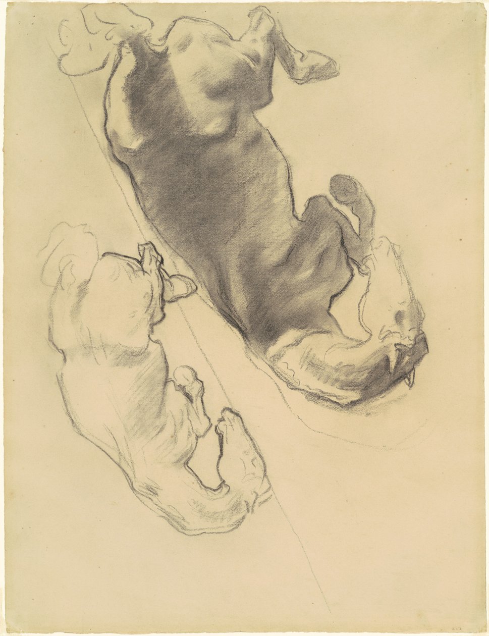 Studia do „Upadku Goga i Magoga” autorstwa John Singer Sargent