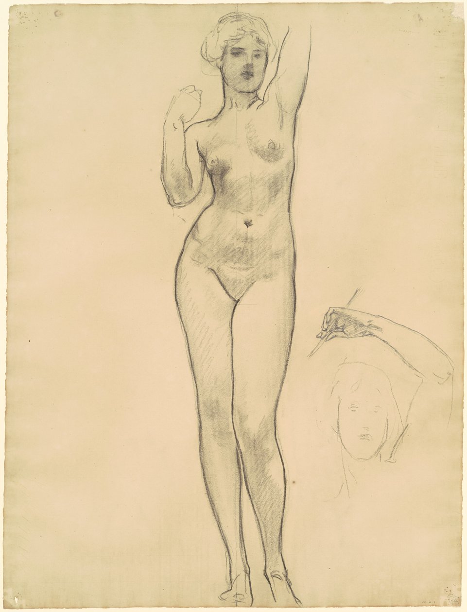 Studia Afrodyty dla „Afrodyty i Erosa” autorstwa John Singer Sargent