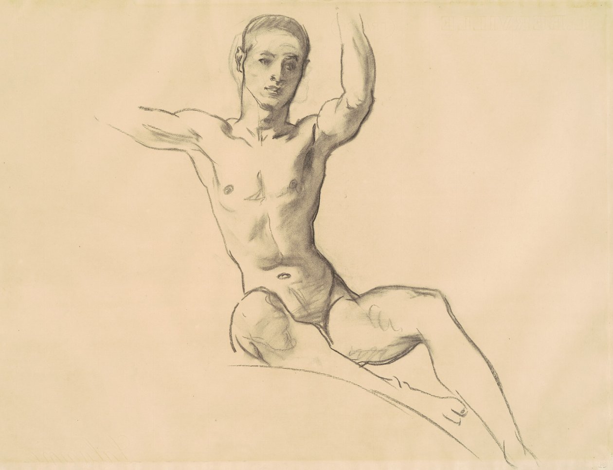 Studium do rysunku nad muzyką, 1919-1920. autorstwa John Singer Sargent