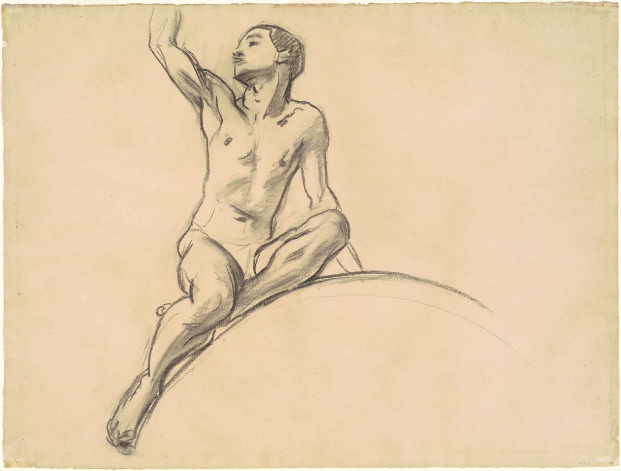 Studium do rysunku nad muzyką, 1919-1920. autorstwa John Singer Sargent