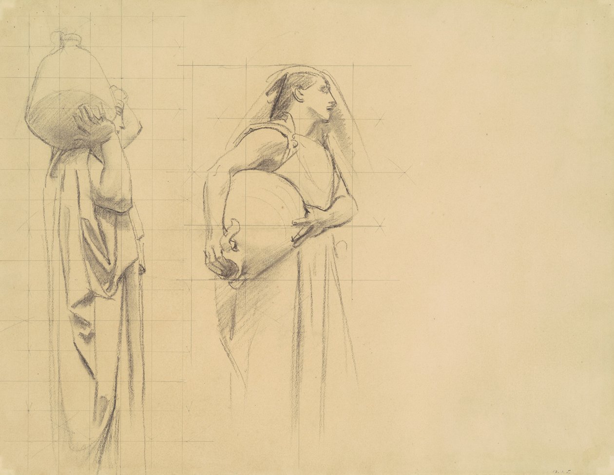 Studium dla Danaïdes, 1922-1925. autorstwa John Singer Sargent