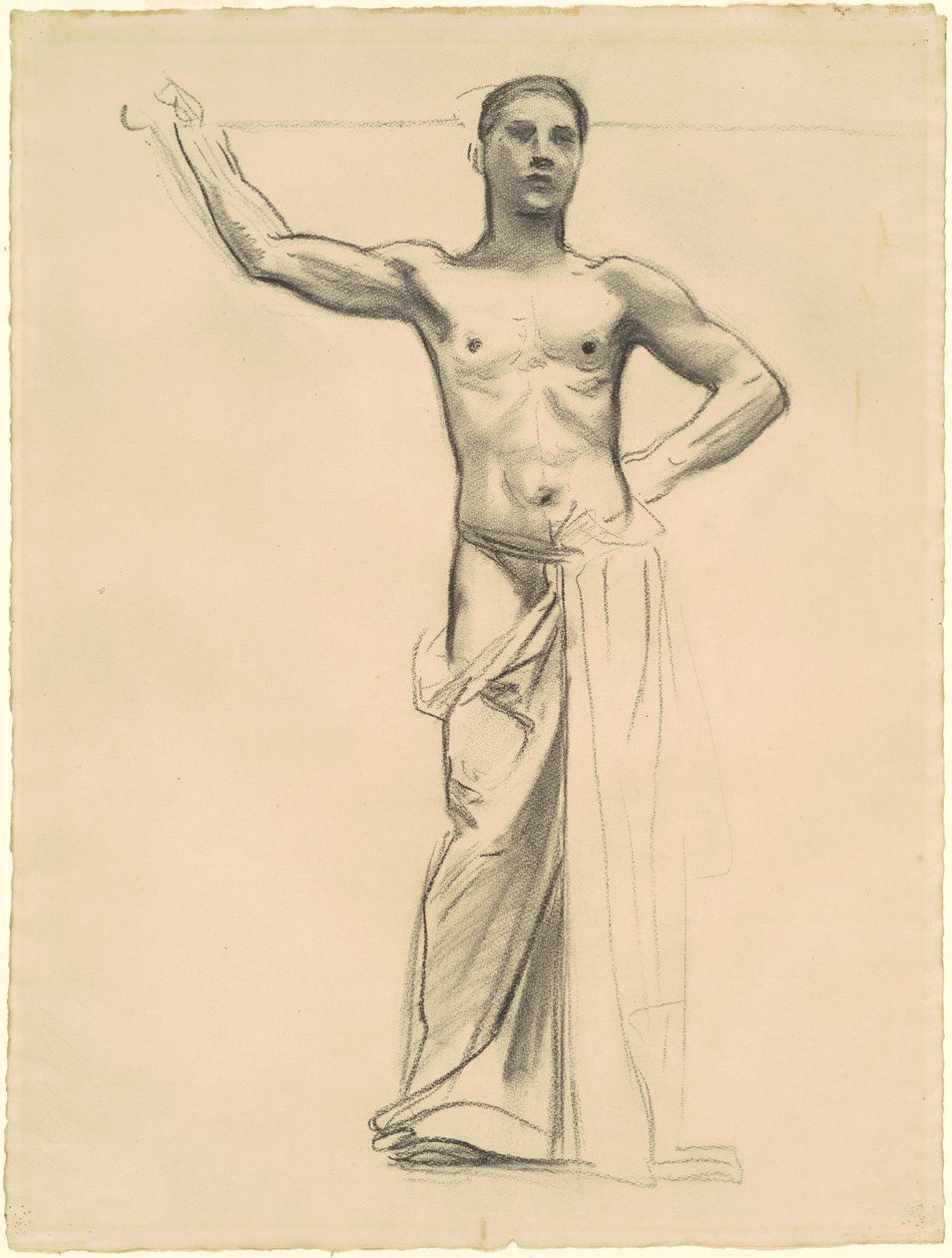Studium Apolla do „Apolla i muz” autorstwa John Singer Sargent