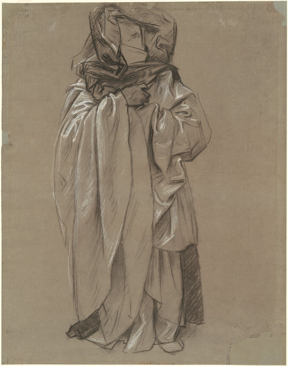 Studium Ezechiela na Fryz proroków, 1890-1892. autorstwa John Singer Sargent