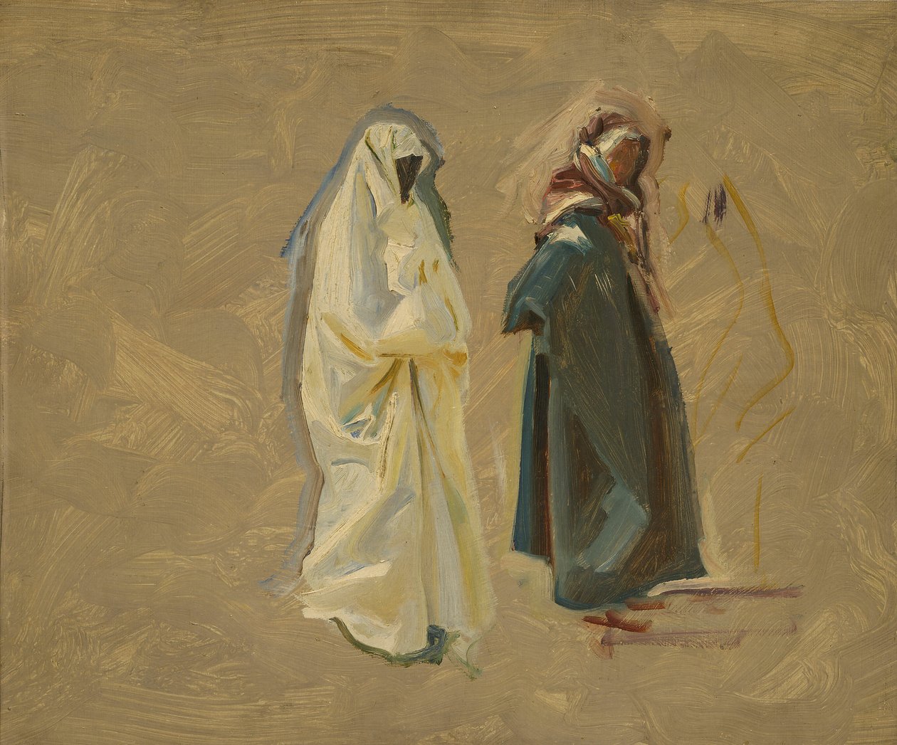 Studium dwóch Beduinów autorstwa John Singer Sargent