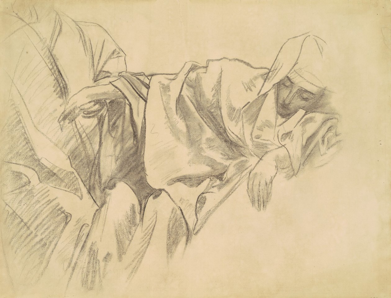 Studium Ukrzyżowania za piętnaście tajemnic różańca, 1903-1916. autorstwa John Singer Sargent