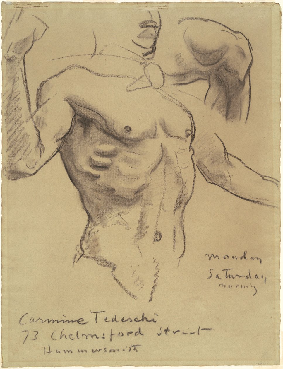 Studium Zmartwychwstania do „Piętnastu tajemnic różańca” autorstwa John Singer Sargent