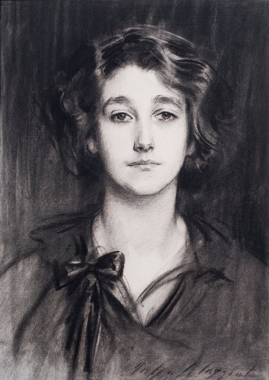 Sybil Sassoon (węgiel na papierze) autorstwa John Singer Sargent