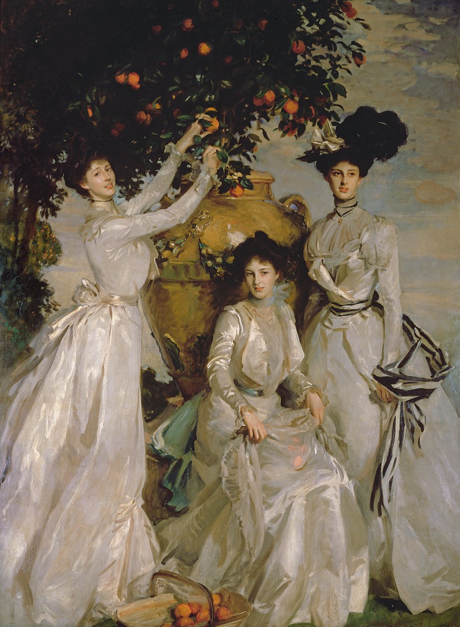 Siostry Acheson (olej na płótnie) autorstwa John Singer Sargent