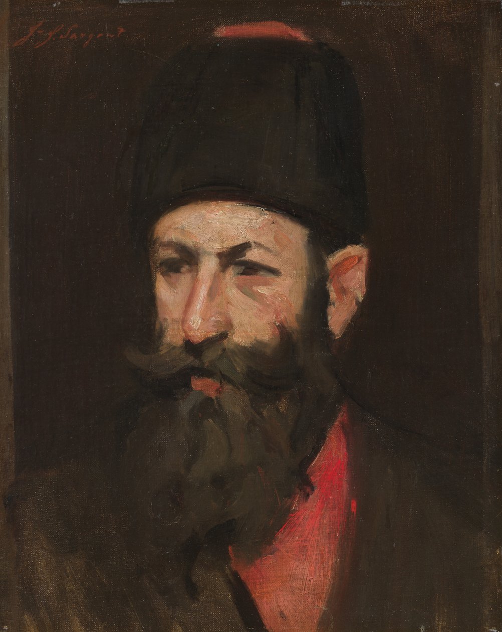 Kozak, bez daty. autorstwa John Singer Sargent