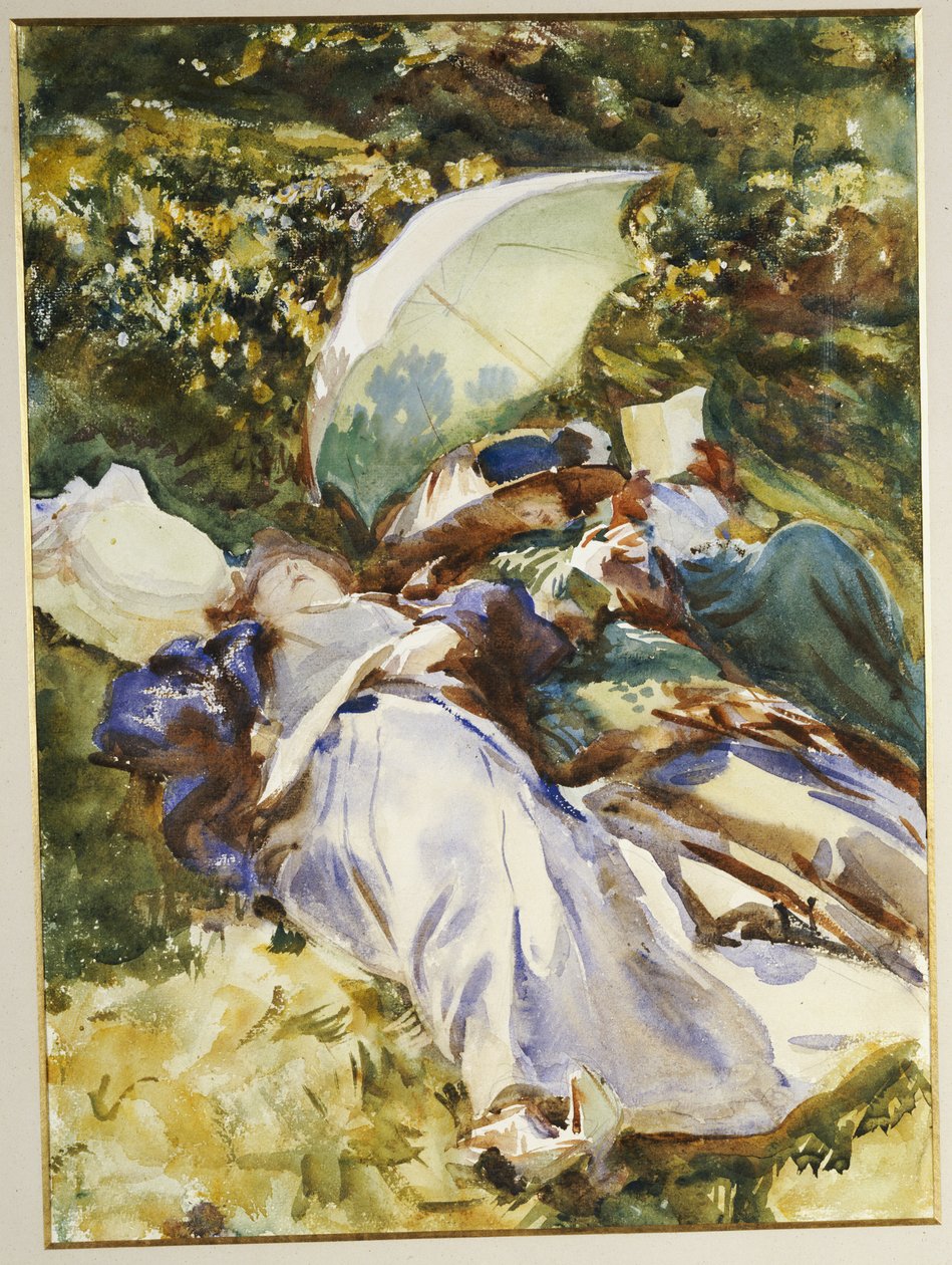 Zielony Parasol, ok. 1910 autorstwa John Singer Sargent