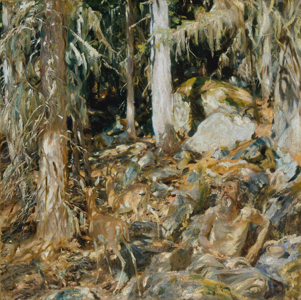 Pustelnik, 1908 autorstwa John Singer Sargent