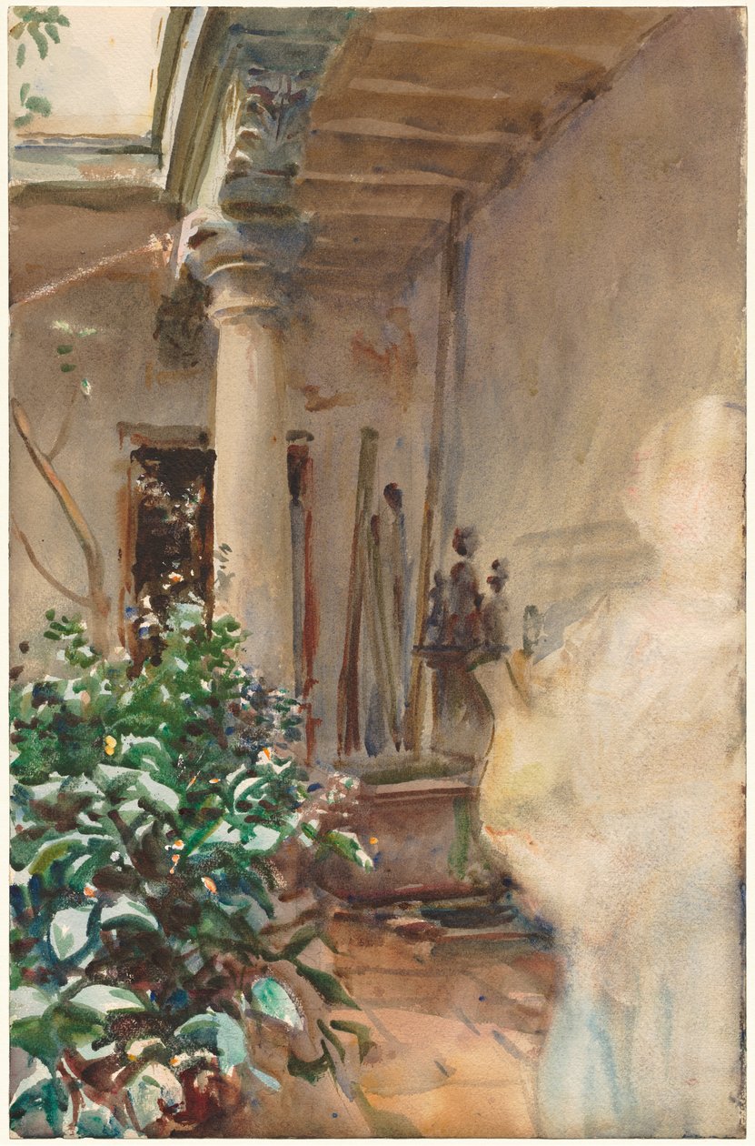 Patio autorstwa John Singer Sargent