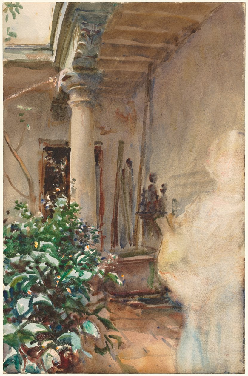 Patio, 1908. autorstwa John Singer Sargent