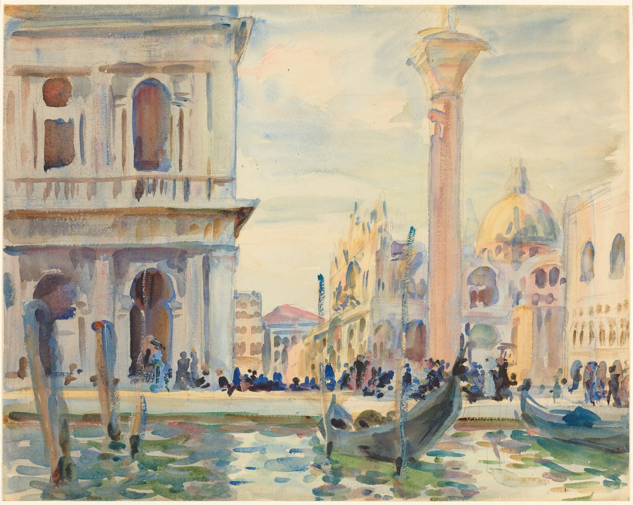 The Piazzetta autorstwa John Singer Sargent