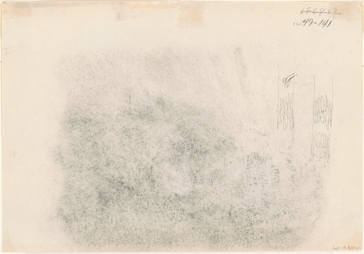 Pnie drzew [verso], 1868-1869. autorstwa John Singer Sargent