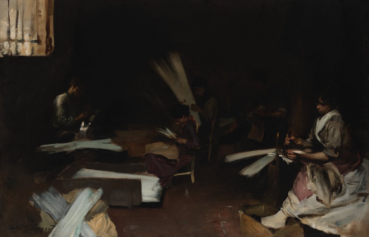 Pracownicy szkła weneckiego autorstwa John Singer Sargent