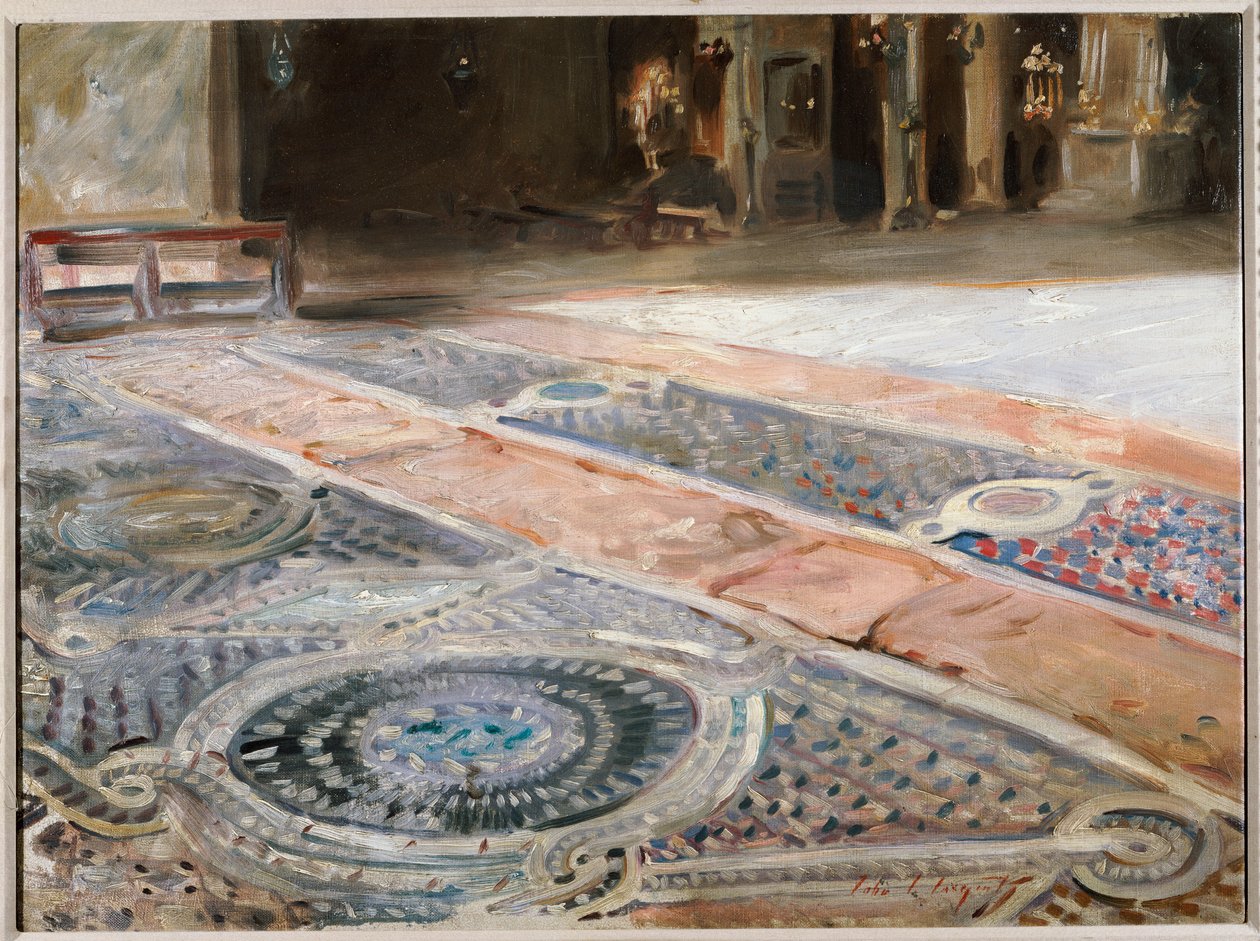 Weneckie wnętrze autorstwa John Singer Sargent