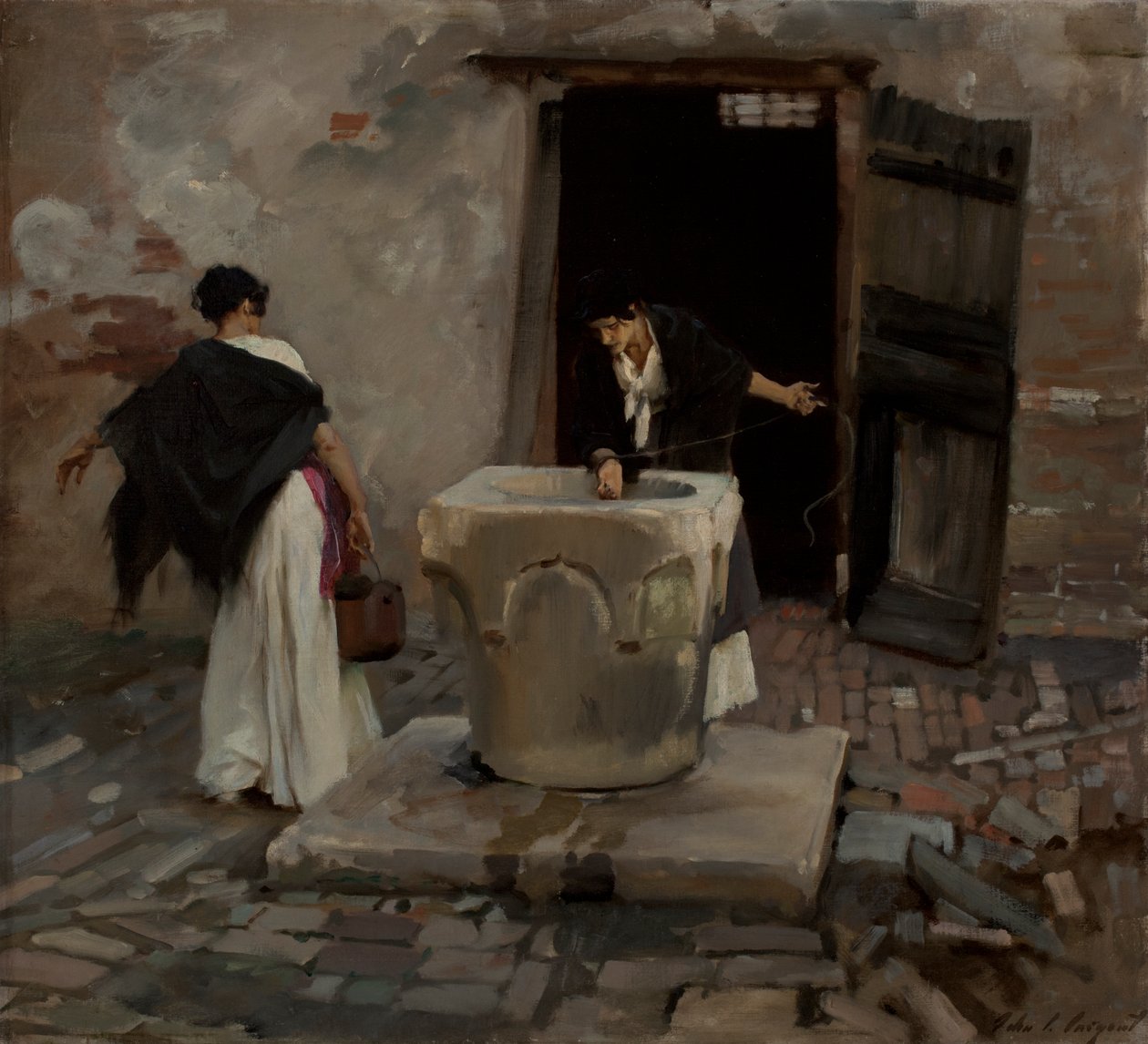 Weneckie nosiciele wody autorstwa John Singer Sargent