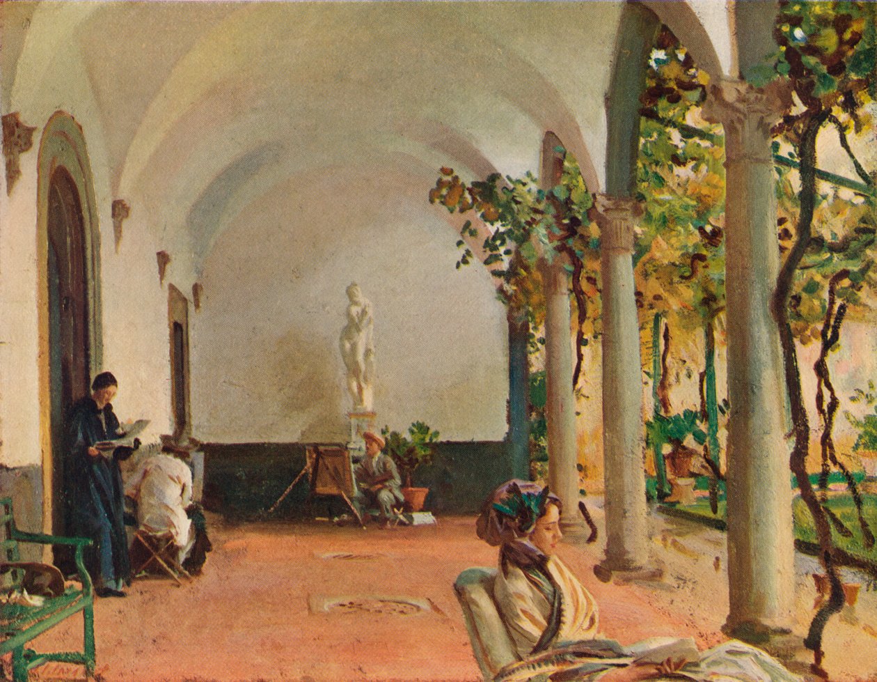 Willa Torre Galli Loggia, 1910 autorstwa John Singer Sargent