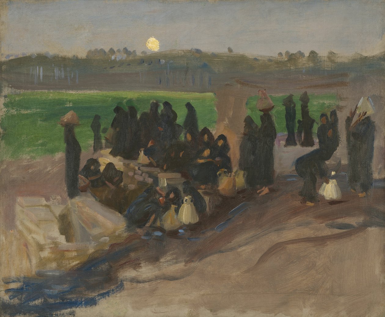 Nosiciele wody na Nilu, 1891. autorstwa John Singer Sargent