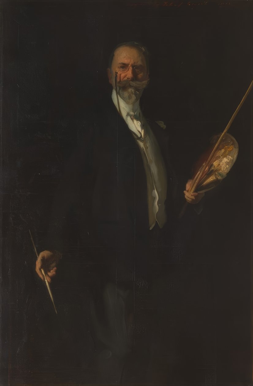 William M. Chase, NA autorstwa John Singer Sargent