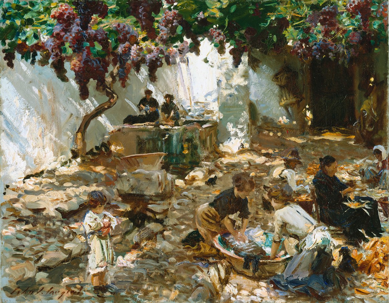 Kobiety w pracy autorstwa John Singer Sargent
