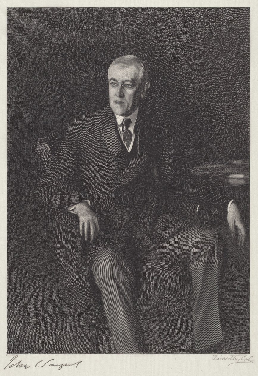Woodrow Wilson autorstwa John Singer Sargent