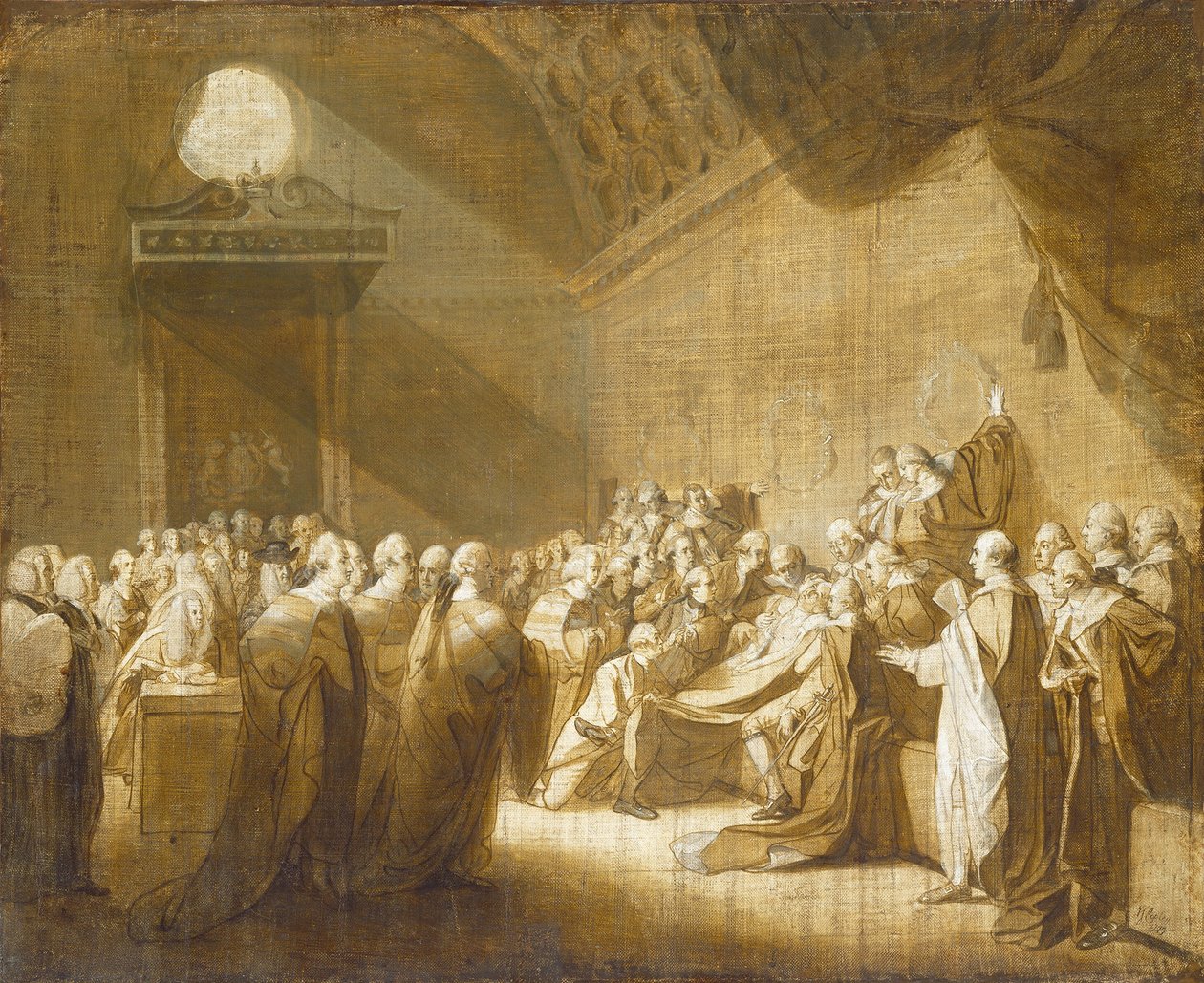 Śmierć hrabiego Chatham autorstwa John Singleton Copley
