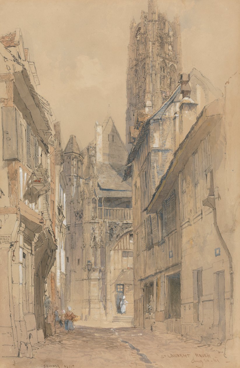 Kościół św. Wawrzyńca autorstwa John Skinner Prout